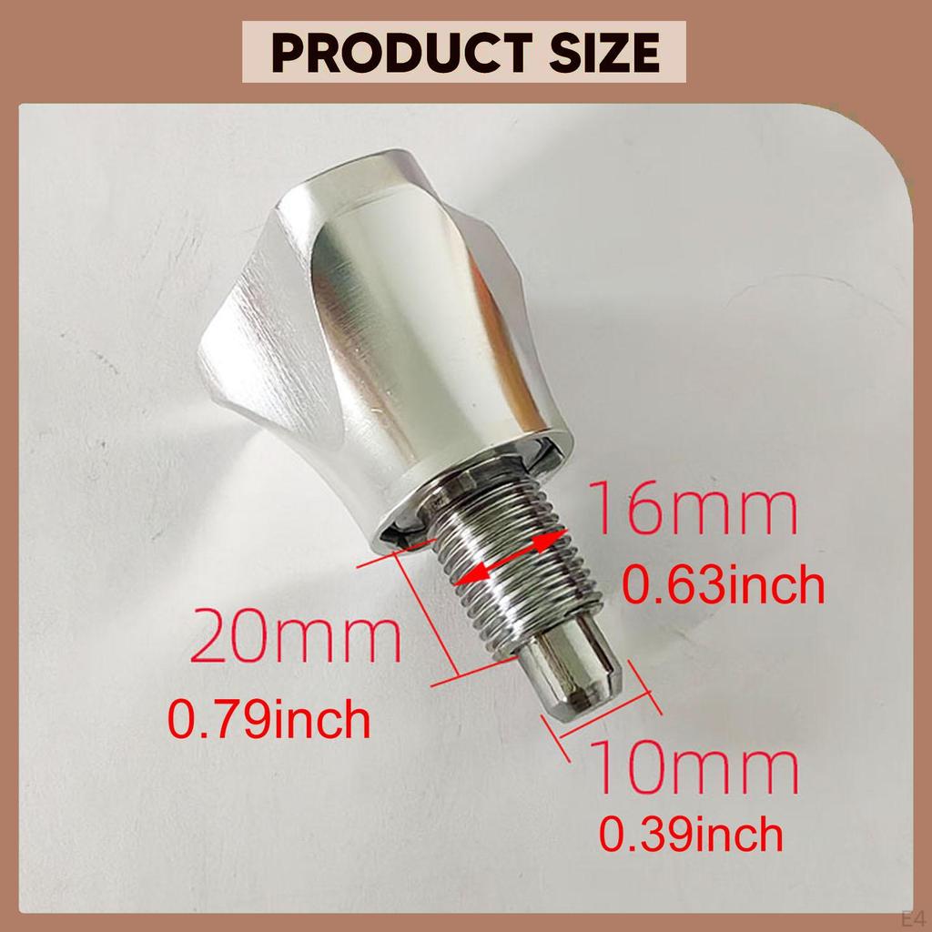 Bike Pull Pin Spring Knob Fitness Equipment Part Easy To Intall Aluminum Alloy Universal Adjustment