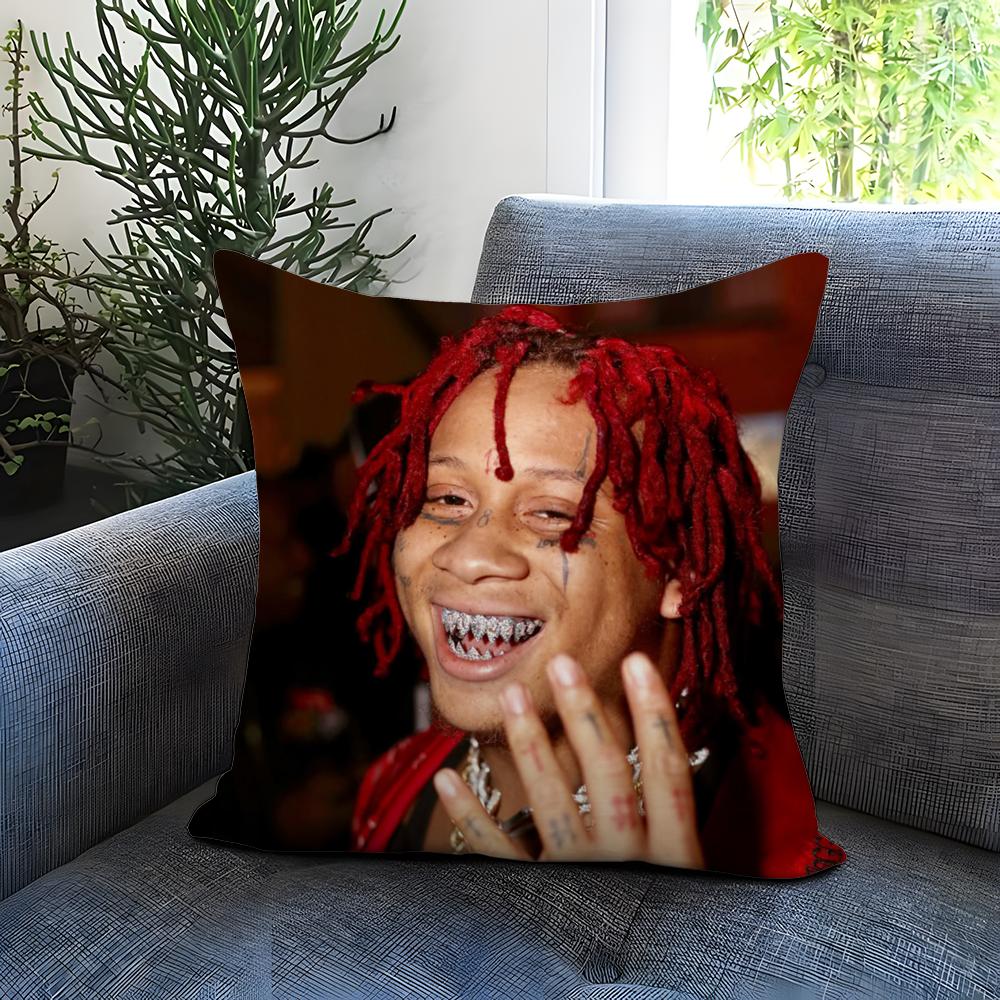 Popular T-TTrippie Redd Cushion Cover Comfortable Reversible Pillow Cover Ideal for Car Sofa Bedroom & Beyond