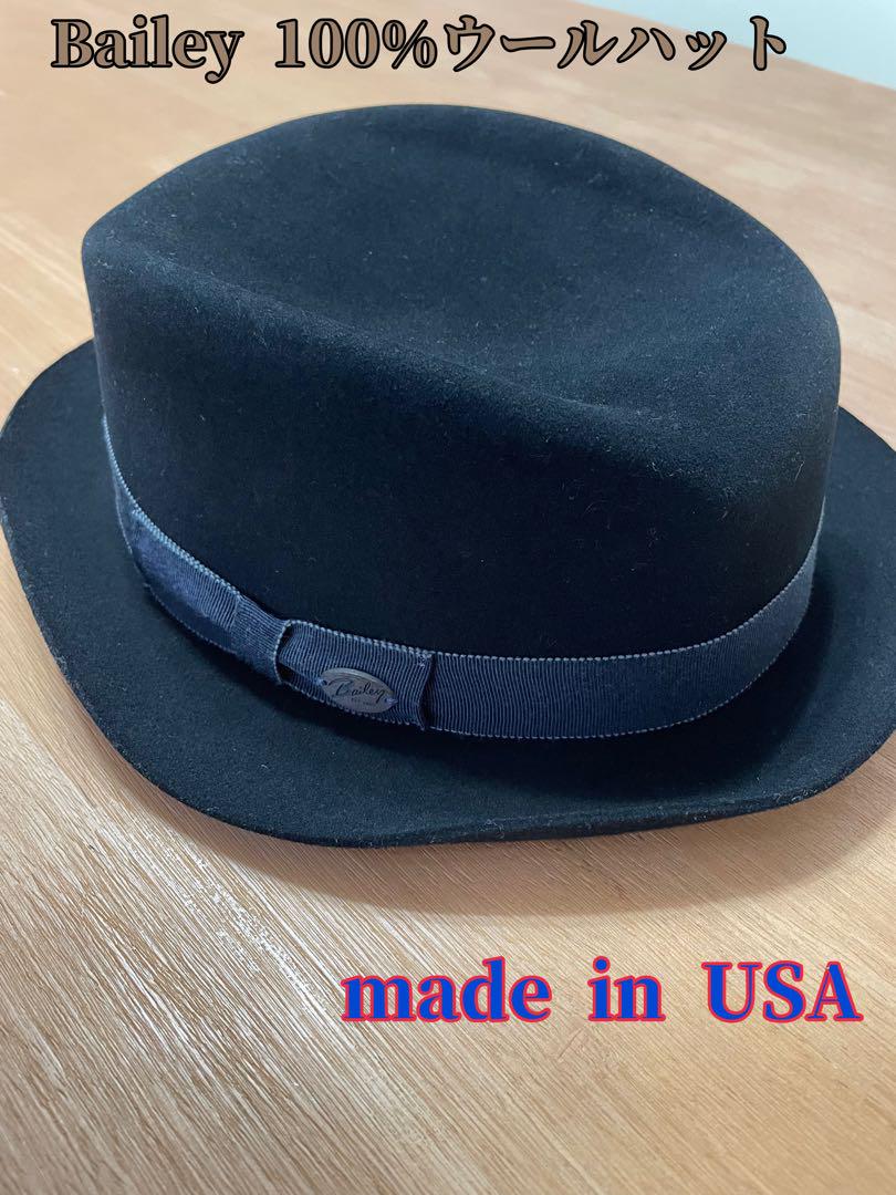 

[USED] Bailey 100% wool hat made in the USA