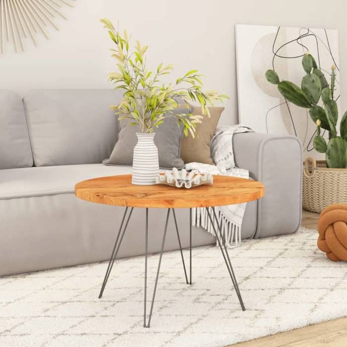 VidaXL Tabletop Ø60x2.5 Cm Round Solid Acacia Wood 370050