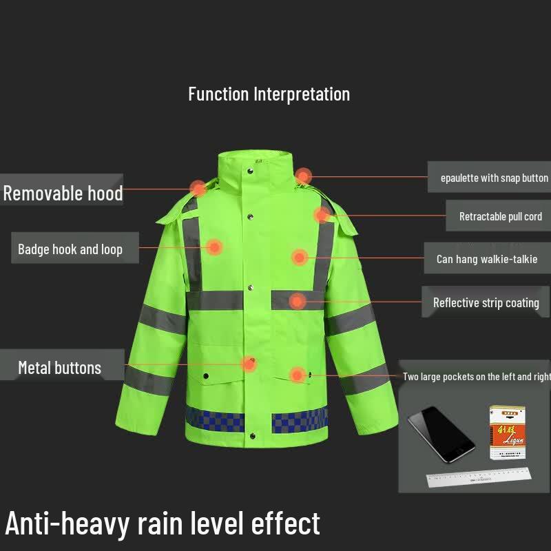Reflective Waterproof Rain Suit