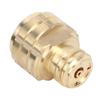 CO2 Cylinder Refill Adapter Female Thread G1/2 To Male Thread TR21-4 for SodaStream Soda Club(Gold )