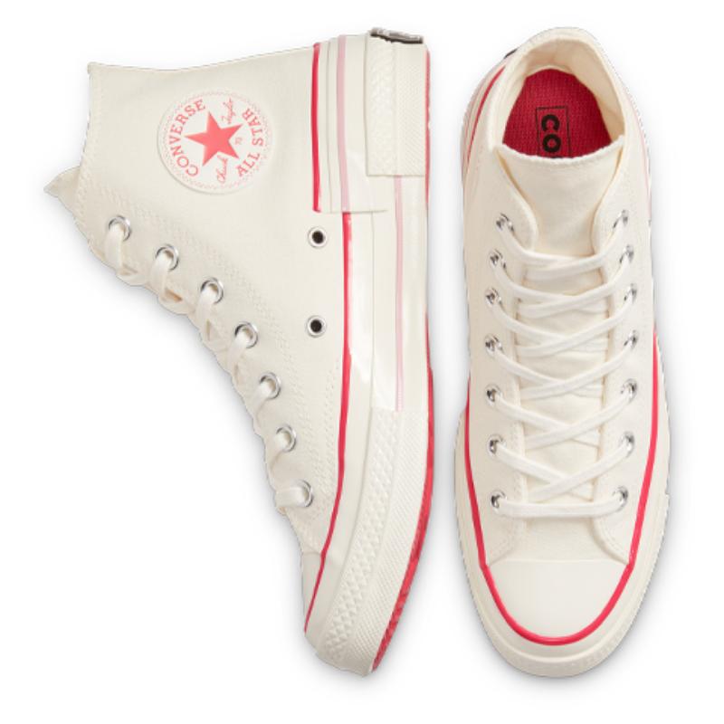 Converse Chuck 70 1970s Lace-up High Top Canvas Shoes Women's Milk Powder