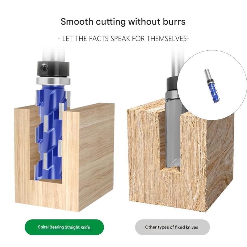 Premium Wood Engraving Router Bit 1/2inch Shank with Multiple Shape Cutters for Detailed Carving Slotting Tasks