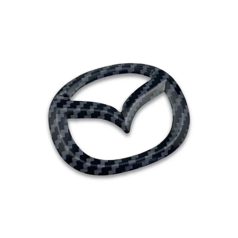 2025 Hot 1pc ABS Car Steering Wheel Center Emblem Sticker for Mazda 3 CX3 CX4 CX5 CX7 CX8 CX9 CX30 RX7 Atenza Axela Interior Dec