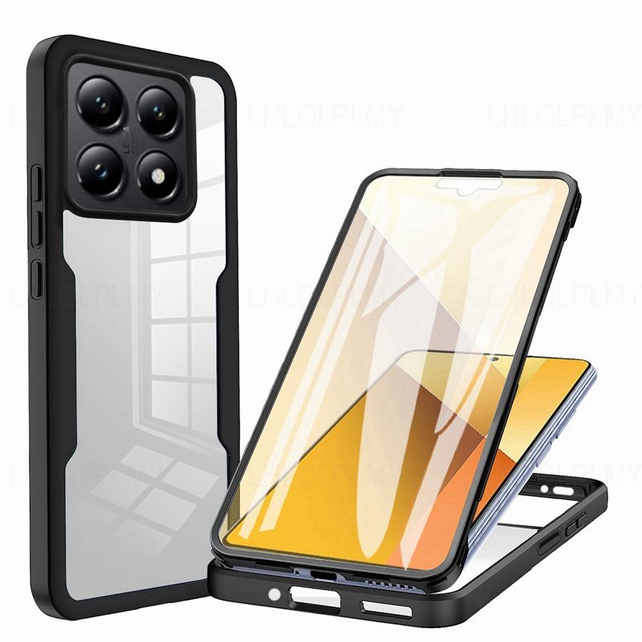 Front + Back Protect ShockProof Case For Xiaomi 15T Pro 17 Redmi Note 15 5G Plus Poco M8 X8 Max F8 Ultra 360 Degrees Cover