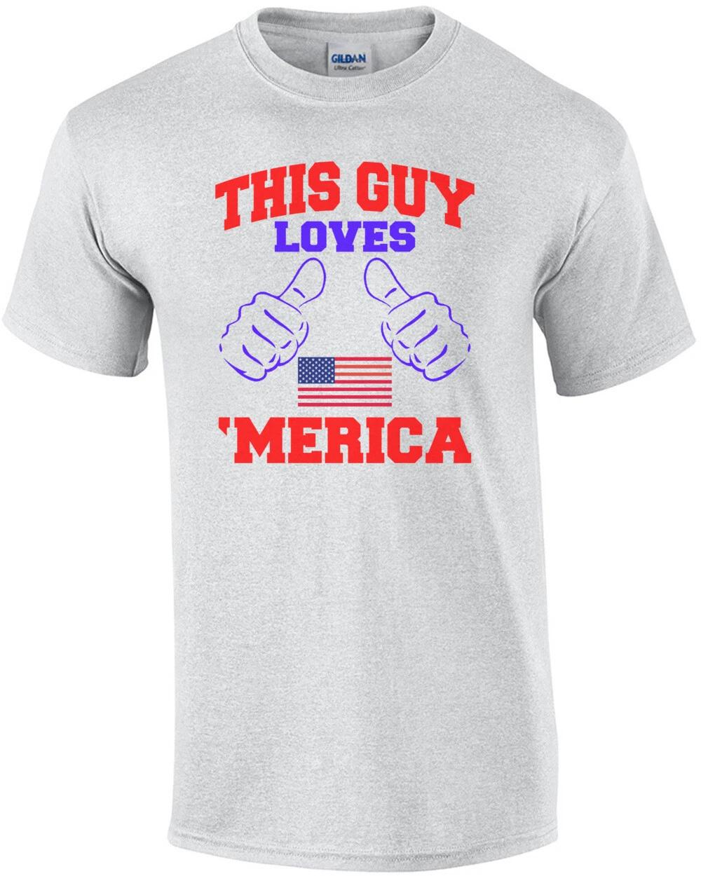 This Guy Loves Merica T-Shirt S