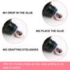 500pcs Grafting Eyelash Glue Cup Glue Delay Container Eyelash Grafting Extension Tool