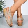 Fashion Ladies Shoes 2025 Summer Outdoor Casual Women's Sandals Open Toe Plus Size Daily Light Comfortable Beach Platform Wedge Sandals