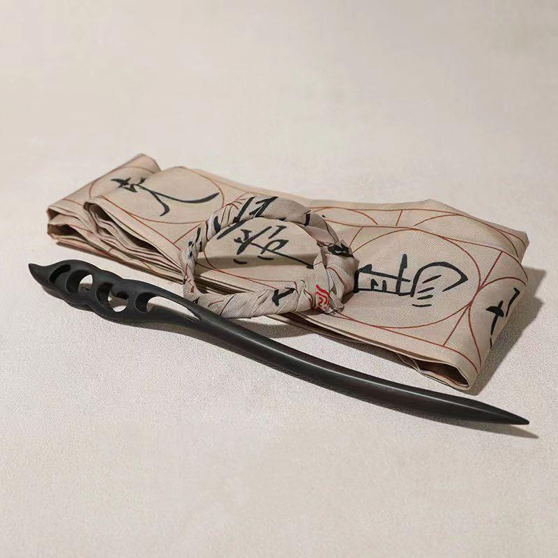 Klassiker mit tausend Zeichen Elegante Haarnadel mit Schleife im alten Stil und Streamer für Frauen