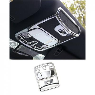 Interior Front Reading Light Lamp Cover Trim Frame For Ford F150 2015-20 Chrome
