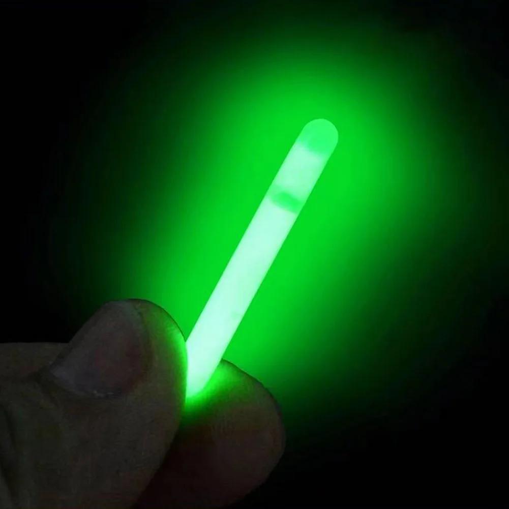 50PCS/lot 2.2-4.5mm S L Light Night Fishing Float Rod Lights Dark Glow Stick Useful Fishing Fluorescent Lightstick