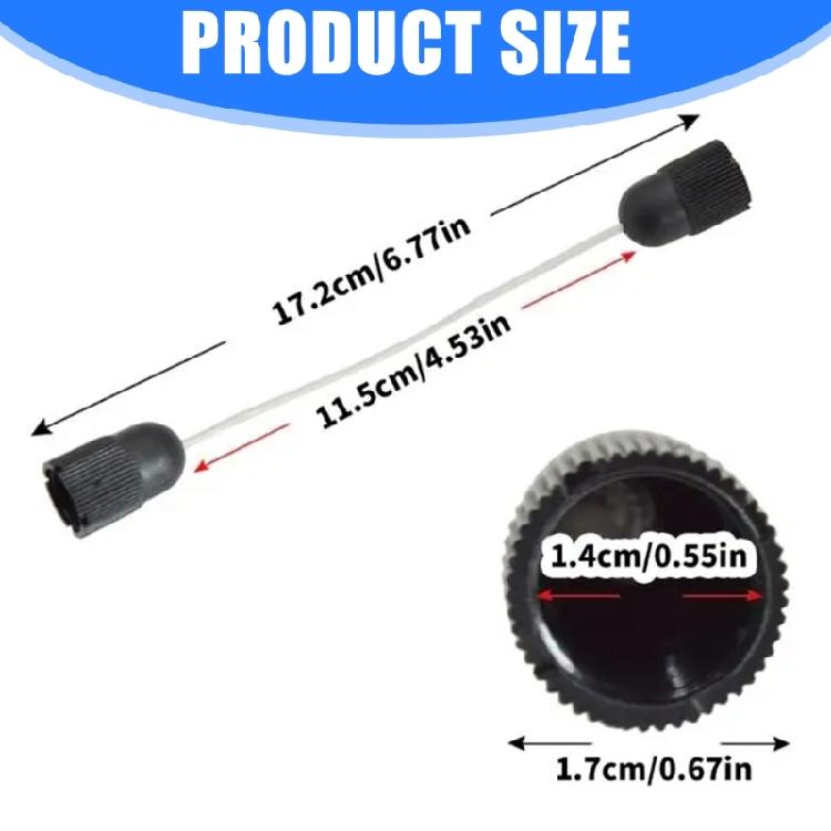 Spearfishing Connector Spear Connection Accessories Wishbone Latex Tube Adapter Fishing Tool Wear Resistant 14mm Thread