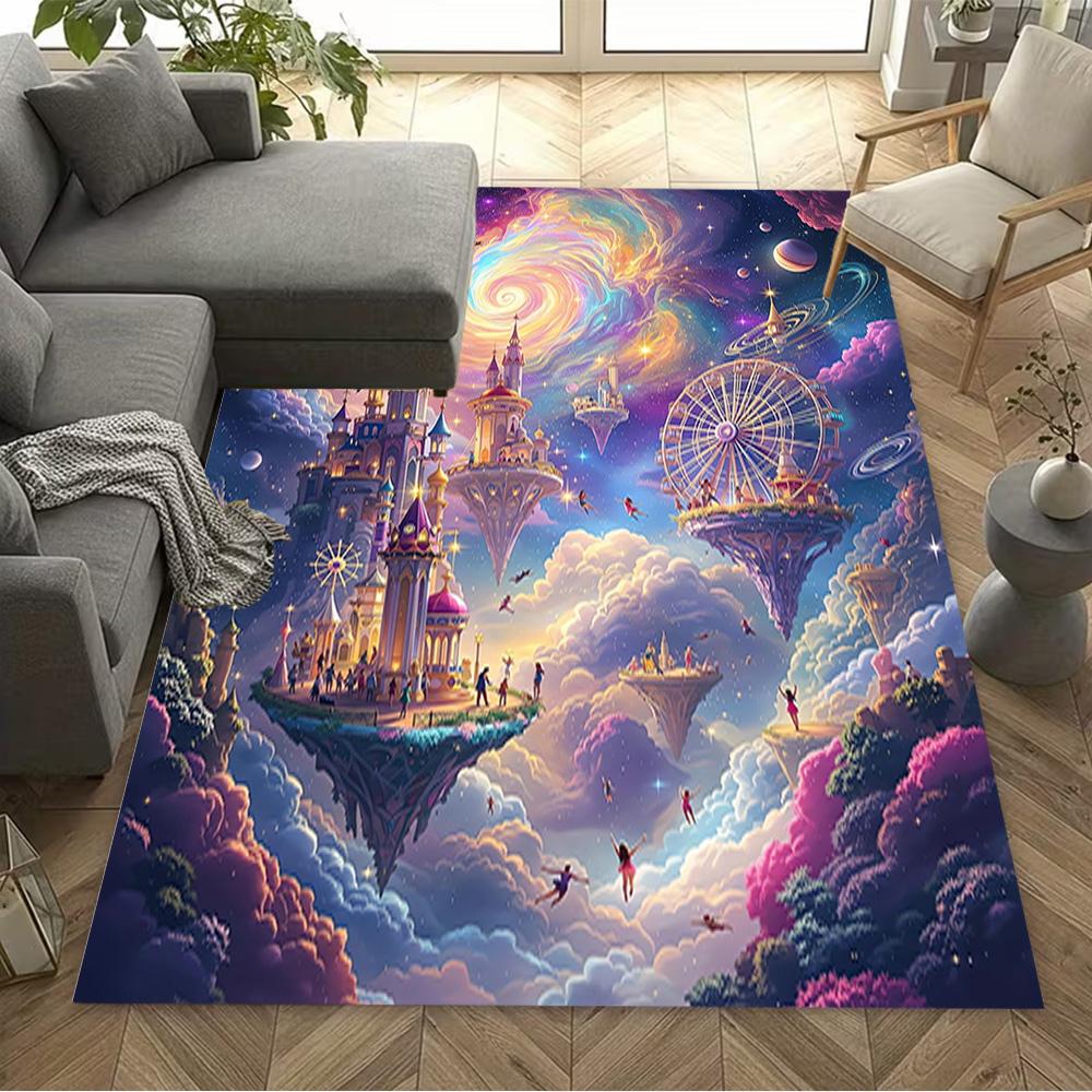 1 Stück Steampunk Fee Heimteppich Rutschfest Büro Dekor Geschenk Wohnzimmer Schlafzimmer