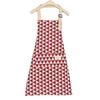 Breathable Kitchen Aprons Geometry Gardening Work Clothes  For Cleaning Cooking Baking
