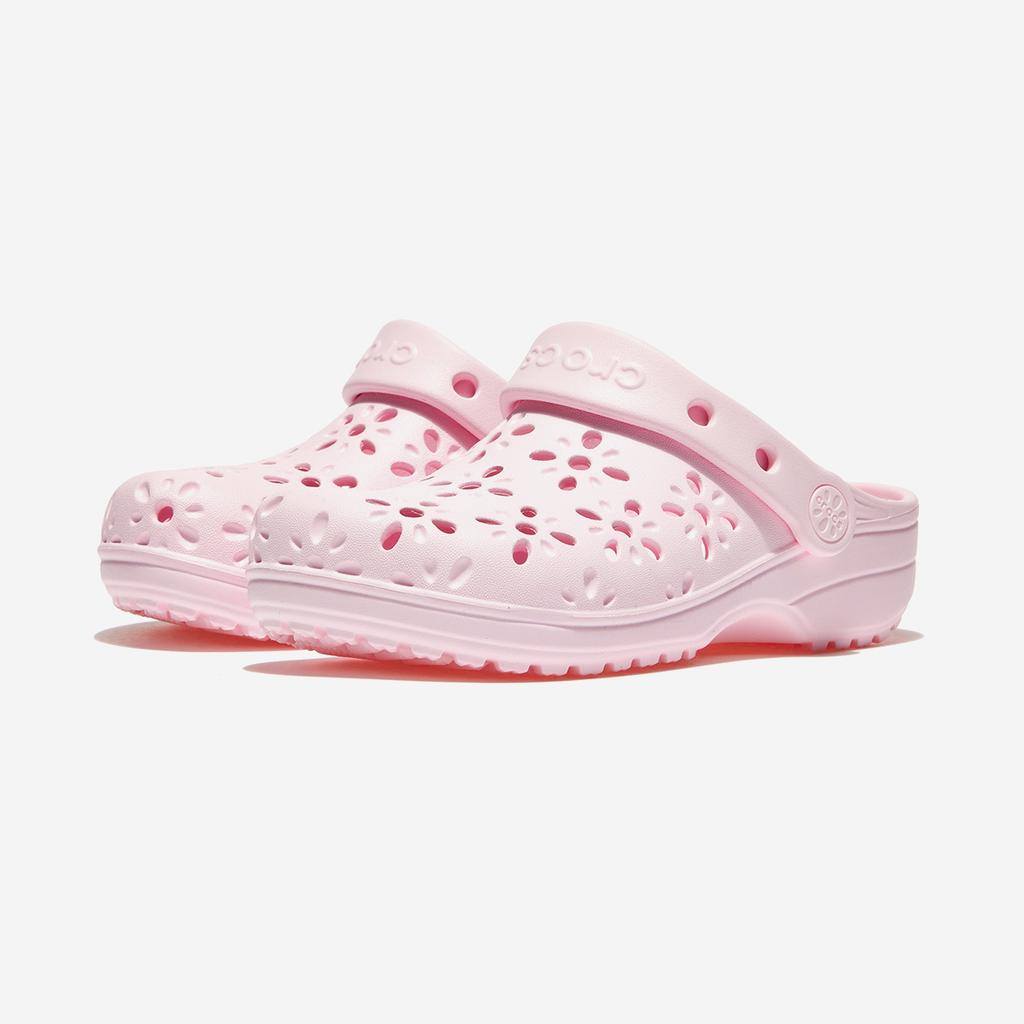 Crocs Klasické dětské dřeváky s květinovým výřezem, CRS210943, 1010112422, Populární korejské boty