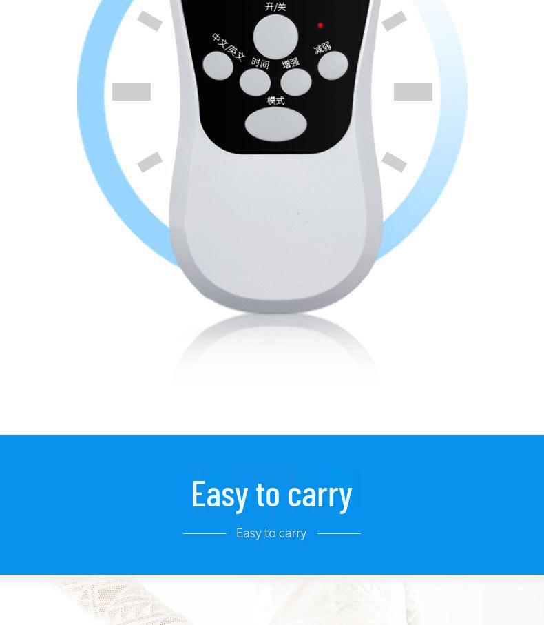 Low-Frequency Pulse Microcurrent Electrotherapy Massager for Full-Body Meridian Dredging and Physiotherapy