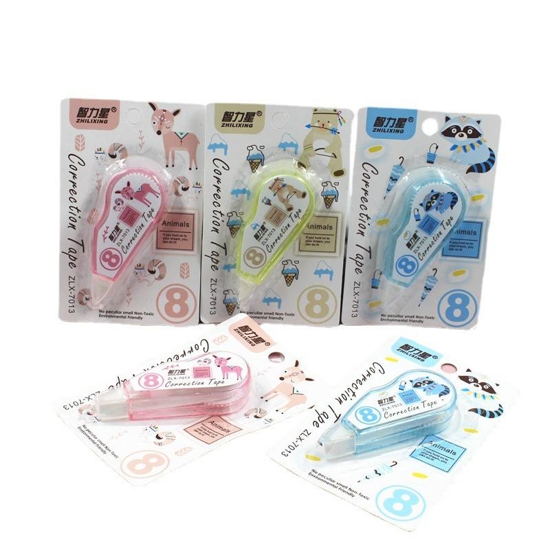 1 Stück Niedlich Kawaii Cartoon Tier Korrekturband Schreibwaren Büro Schulbedarf Weihnachtsgeschenk