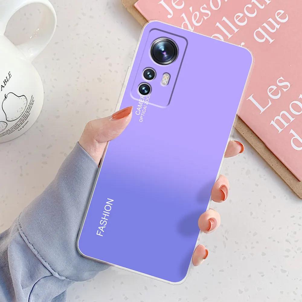 For Xiaomi 12 12 Pro 12X Case Back Cover For Xiaomi 12 Pro Girl Clear Phone Fundas Soft Silicone Case For Xiaomi 12T X 12s Ultra