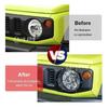 Car Headlight Metal Decoration Lamp Protective Cover for Suzuki Jimny 2019 Up Exterior Accessories