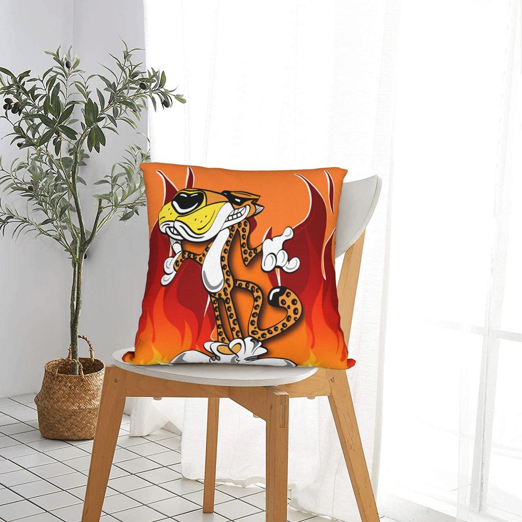 Lebensmitteldruck C-Cheetos Kissenbezüge Neuartiger Kissenbezug für Sofa Schlafzimmer Heimdekoration Weiche Kissenhülle