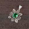 Asthenic Multi Gemstone Pendant, 925 Sterling Silver Jewelry, Handmade Pendant CP-10