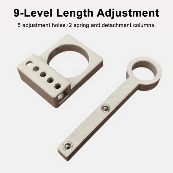 Univerzální zámek na rukojeť vodovodního kohoutku Nastavitelná 9úrovňová délka Bezpečnostní pojistka kohoutku proti domácím mazlíčkům a dětem Omezovač rukojeti kohoutku do kuchyně a koupelny