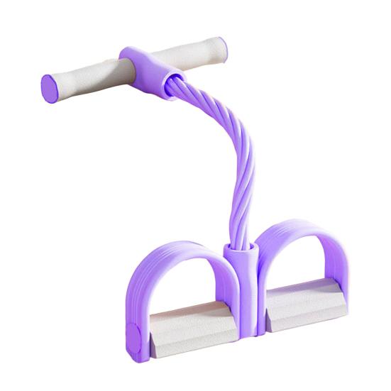 

4/6-трубчатая педаль сопротивления с ручкой многофункциональная натяжная веревка для йоги подъем корпуса педаль для мужчин и женщин домашний тренажерный зал оборудование для тренировок A фиолетовый