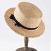sale Top Quality Classical Summer Beach Hat Wide Brim Straw Boater Canotier Sun Hats for Women 56-58cm