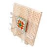Wooden Handcrafted Blocking Board Crochet Crafting for Knitting Crochet Square Full Kits with Stainless Steel Rod Pins