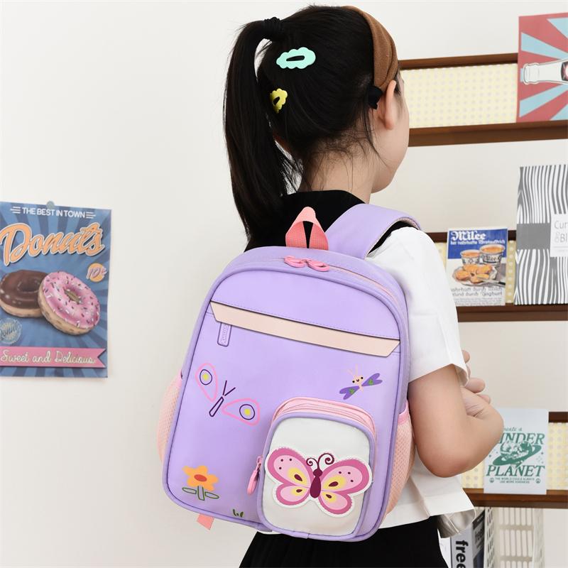 Children's Kindergarten Schoolbag Lightweight Backpack Large Capacity Cartoon Schoolbag 3-6 Years Old