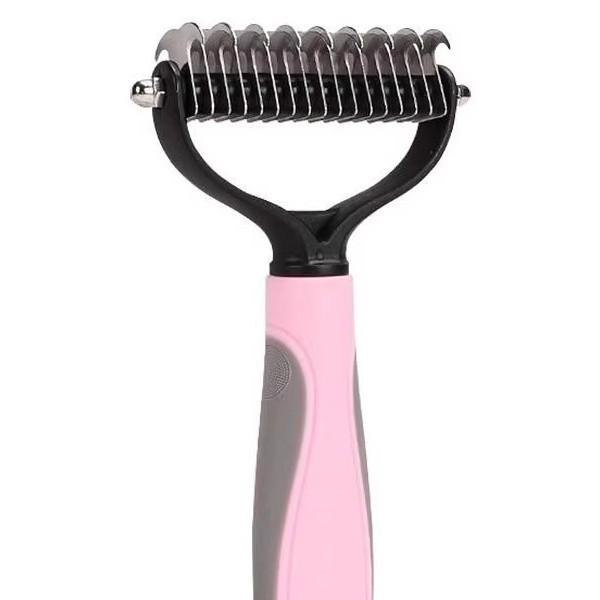 Neukundenrabatt: Tierknotenöffnerbürste - Fellpflegekamm für Katzen & Hunde, Knotenentferner für große Hunde