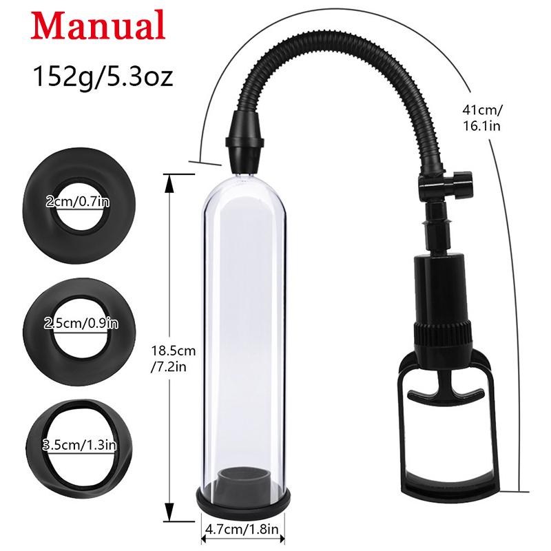 HESEKS Pompe à pénis automatique Pompe à vide Érection Électrique Masturbation masculine Agrandissement du pénis Extenseur Agrandisseur masculin Sexe