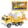 Engineering Vehicle Pneumatic Concrete Cement Mixer Truck Simulation Tank Truck Sound and Light Car Toy