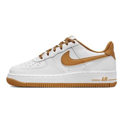 Air Force 1 GS White Desert Ochre Kids Sneakers FJ0706-100