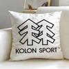 classic sports brand KOLON SPORT Cushion Cover Soft  EasyWash Pillow Case  Versatile for Couch Bed Travel and Office