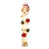 Light-Up Christmas Door Hanging Decoration Ornament for Front Door and Entryway
