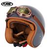 Motorcycle Men's Retro Helmet DOT Certified Safety Anti Fall Protection Accessories Four Seasons Motorcycle Helmet
