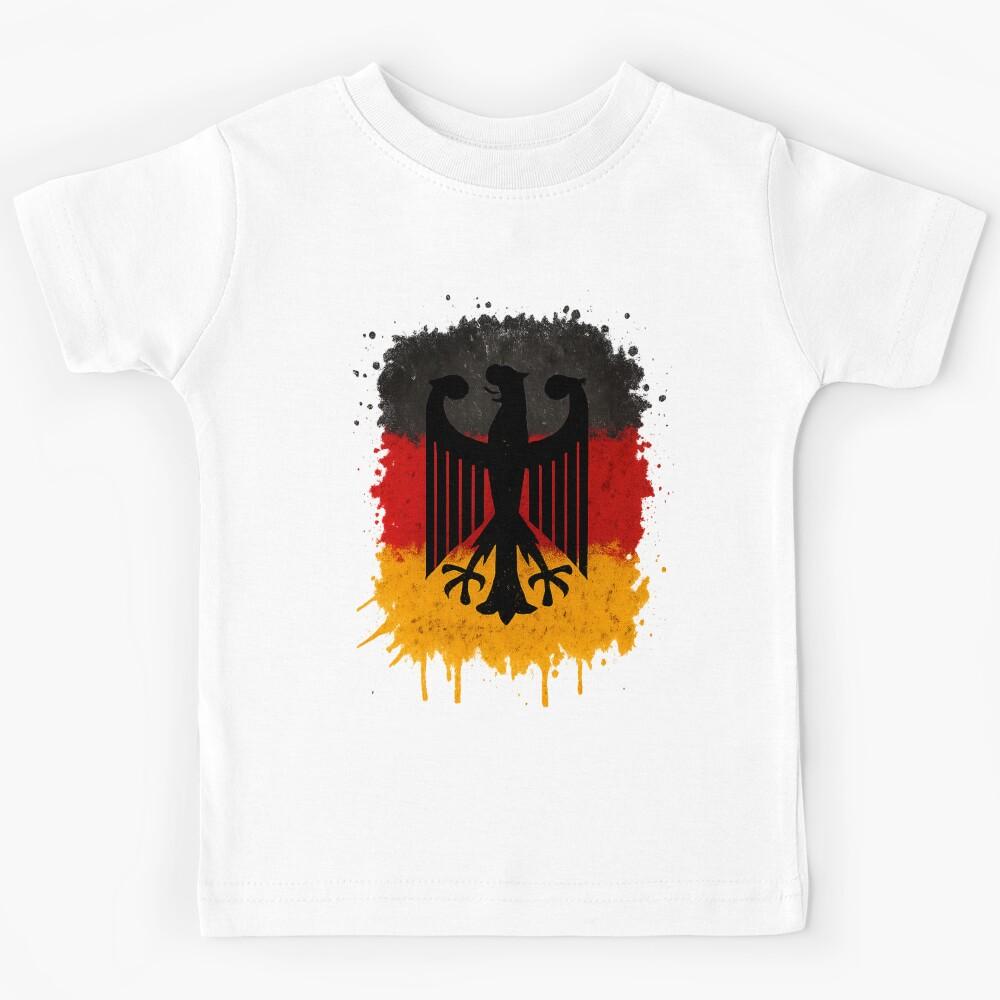 Vintage German Flag Eagle — German Pride Travel Kids T-Shirt 160