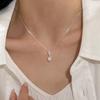 2026 High-End Women's Gold Shovel Pendant Necklace - 925 Sterling Silver Clavicle Chain