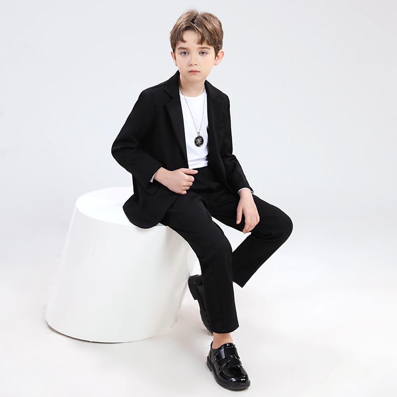 Children's Spring Suit Set: Boy's Casual Performance & Photography Outfit, Flower Boy Wedding Attire