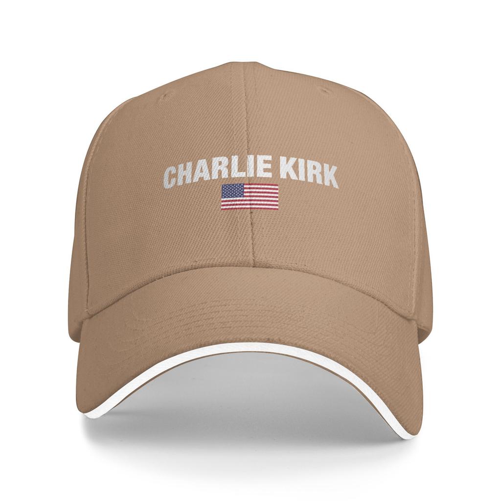 Never Forget Charlie Kirk Hero US Flag Custom Baseball Caps Women  Printing Male Beach Sunscreen Hat Snapback Cap