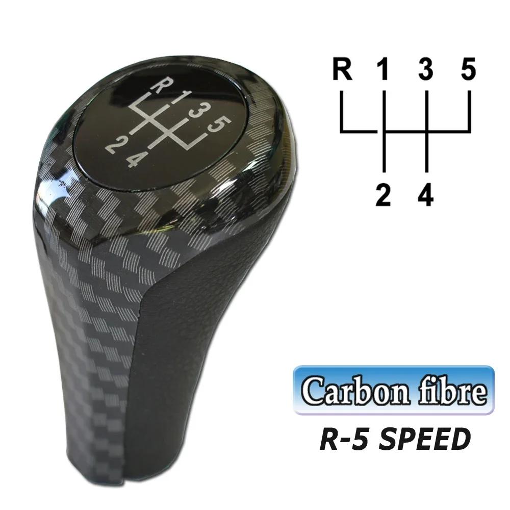 Passend für BMW 1 3 5 6 Serie E30 E32 E34 E36 E38 E39 E46 E53 E60 E63 E83 E84 E90 E91 Auto 5 6 Gang Leder Schaltknauf