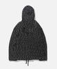VASTIC Grunge Knit Hoodie_Black