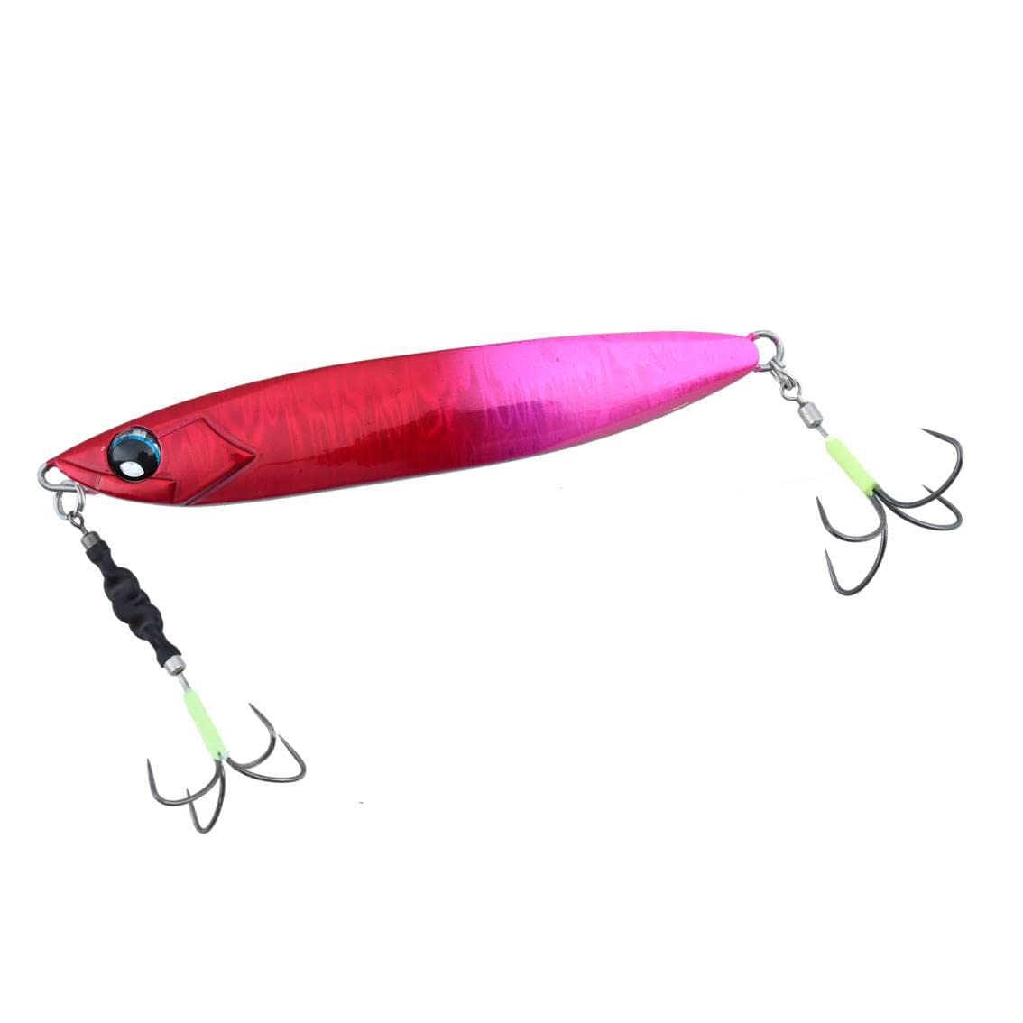 

Daiwa Kyoga Zigoo H 80g 100mm MG Red Head Pink Glowberry (with hook) /