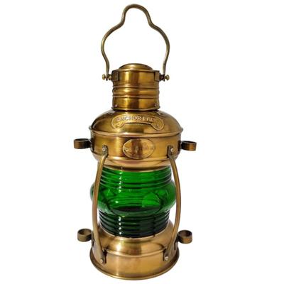 11" Solide Eisen Arbeits- Außenlaterne, Nautische Schiffs-/Boots-Öllampe, Maritime Geschenke für Papa und Senioren, Halloween-Weihnachtsdeko
