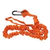 Kayak Paddle Rope Leash Elastic Lightweight Nylon Coiled Paddle Straps for Canoe Boat Surf Board Fishing Rod Orange