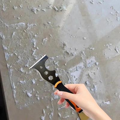 Raschiatore per Vernice 16-in-1 in Acciaio Inossidabile Raschietto per Carta da Parati Accessori Rimuovi Vernice Strumento per Stuccare Raschietto per Vernice per Estrarre Chiodi