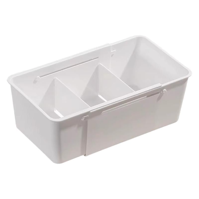 Drawer Storage Box Extendable Cabinet Partition Box Built-in Detachable Compartments Lipstick Classification and Organization Box