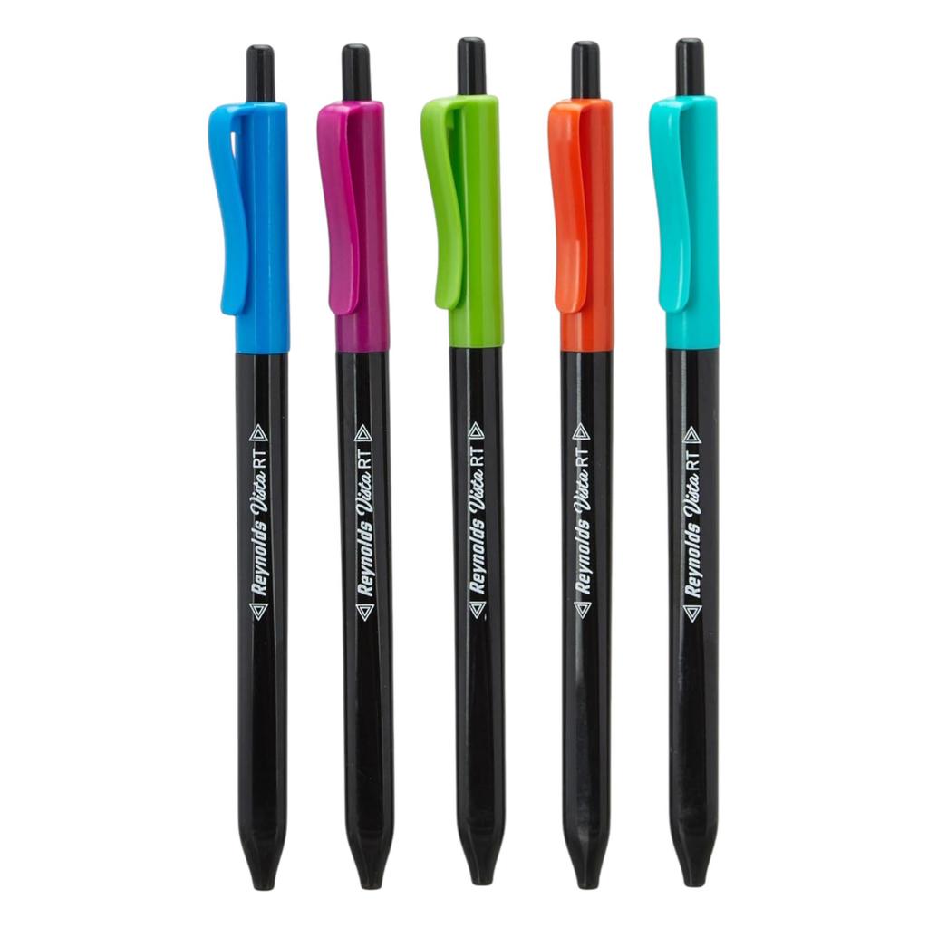 Reynolds Vista 70 Blue Ball Point Pen Pack of 1 X 70 PENS BLUE | Smooth Writing Pens for School, Office & Students | 0.7 mm Tip